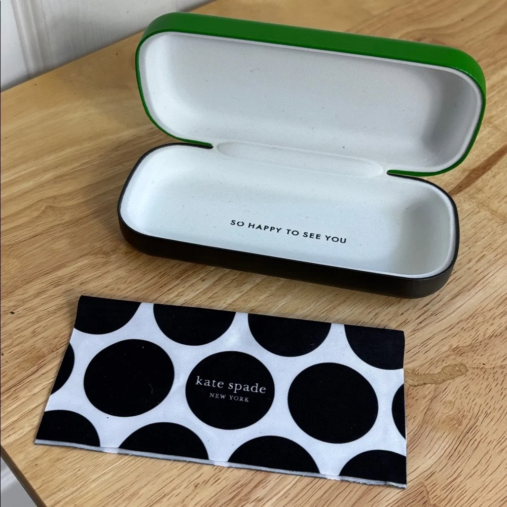 Kate Spade Vibrant Green Eyewear Case